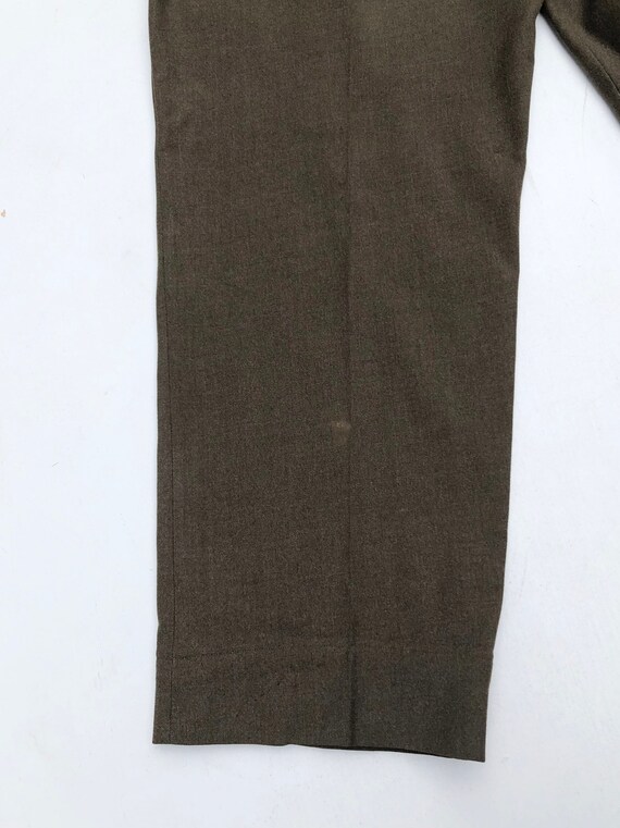 1940s US Military Wool Trousers 30” - image 8