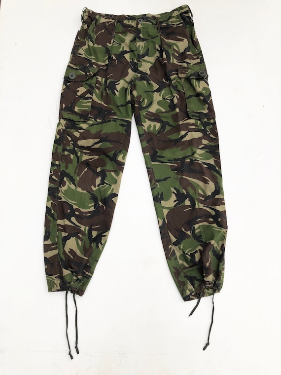 1980s Army Camouflage Pants 34”