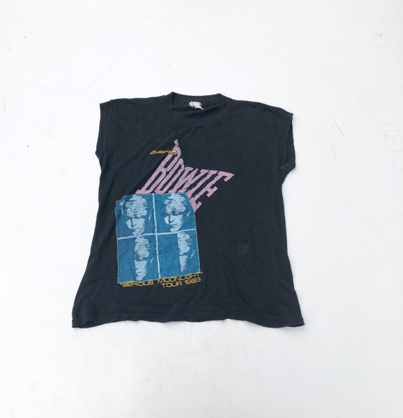 70s・デッド✩ DAVID BOWIE パキ綿 ヴィンテージTシャツ M THEE HYSTERIC XXX 'DAVID BOWIE'Tシャツ S デヴィッドボウイ