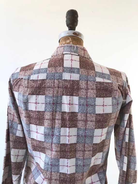1950’s McGregor Plaid Cotton Flannel S - image 6