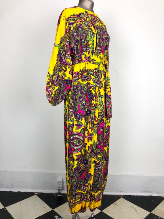 KILLER 70s Paisley Jumpsuit M