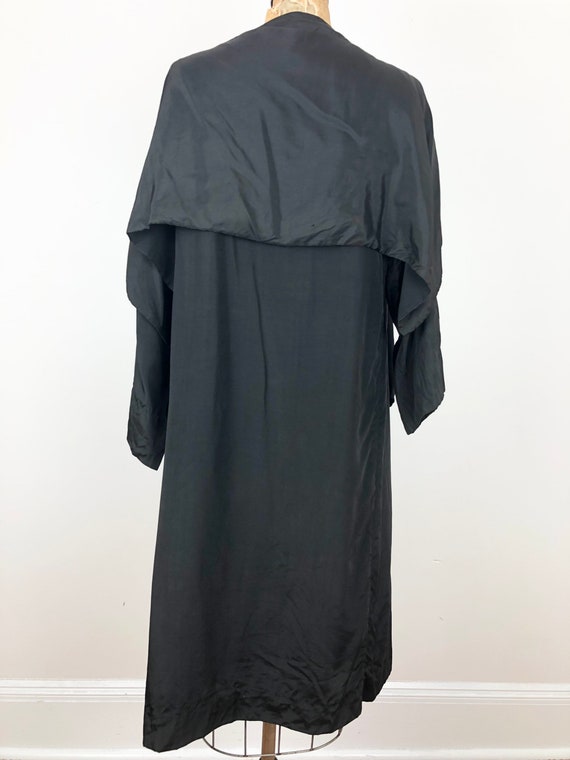 Antique 1900s John Wanamaker Structured Black Sil… - image 6