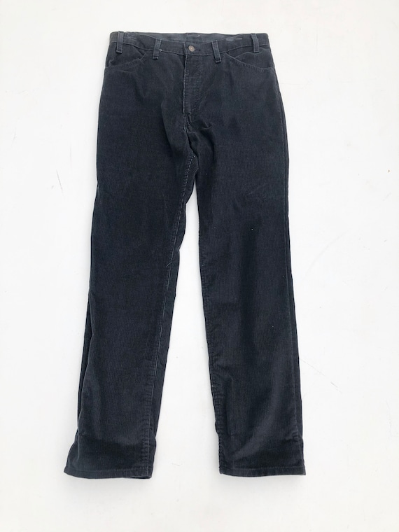 1970s Levis Navy Corduroy Pants 33”