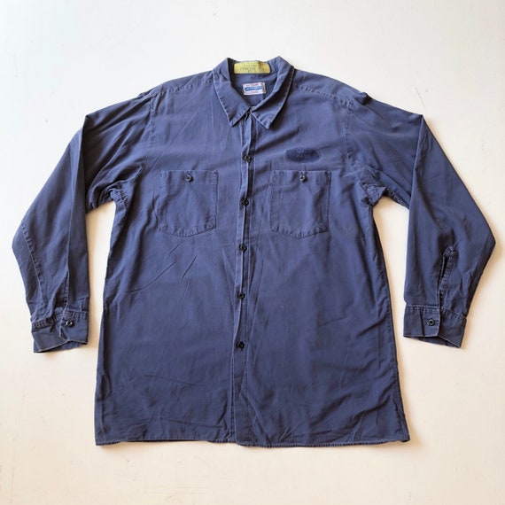 1970’s Clayton Cotton Work Shirt XL