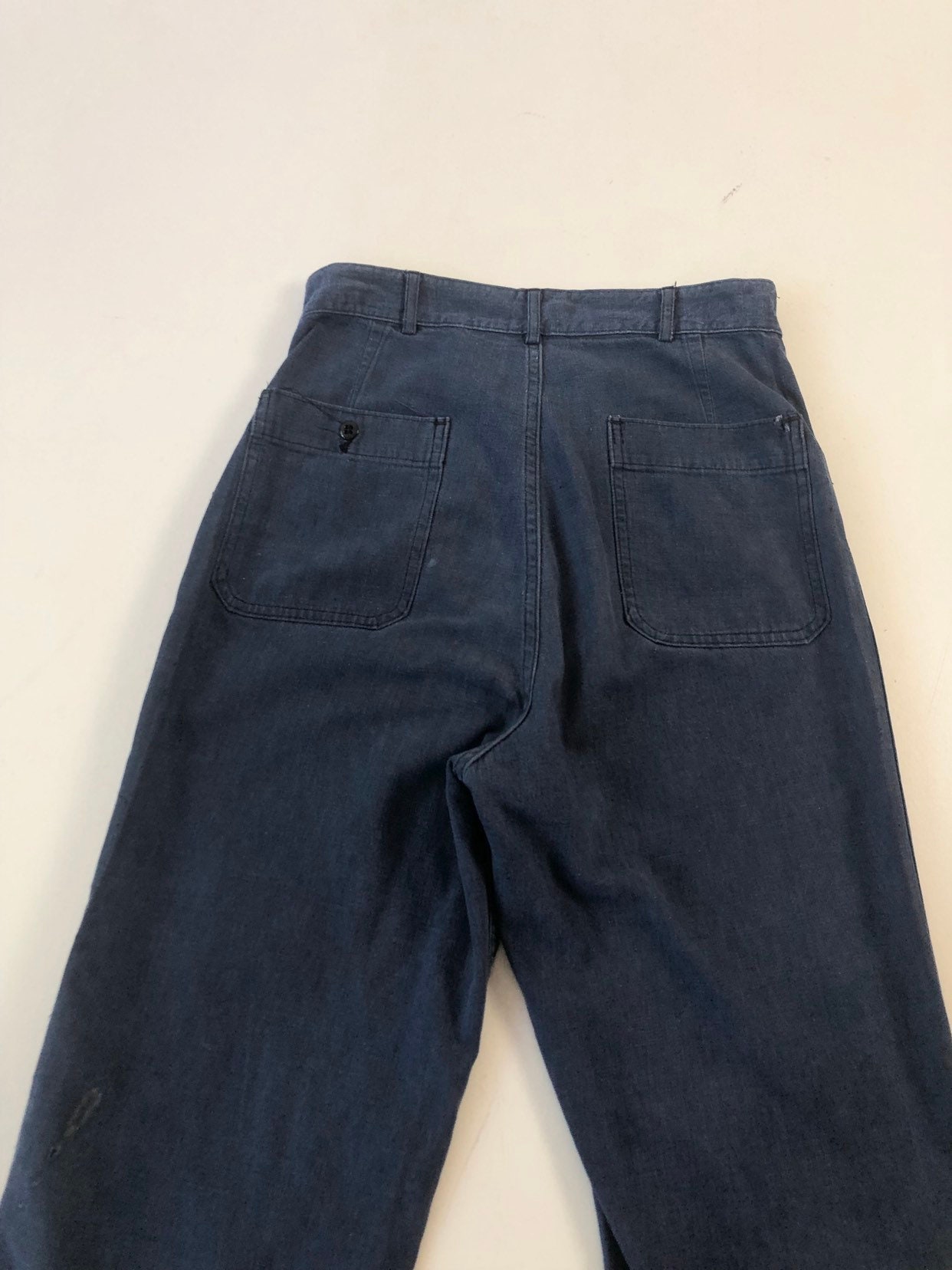 大人上品なおすすめコーデ High Sailor 1950's Waisted Etsy - 29” Pants Denim パンツ