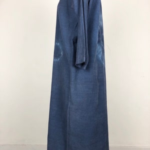 Antique Indigo Dyed French Linen Tunic S image 6