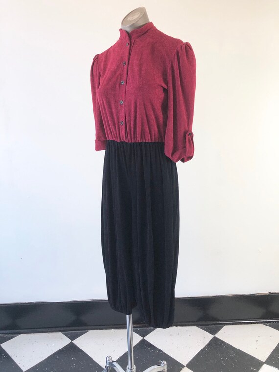ADORABLE 1970’s Terry Cloth Two Tone Jumpsuit S
