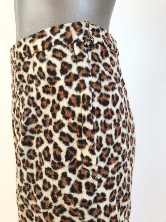 ROCKIN 1960s Fuzzy Leopard Cigarette Pants 26” - image 4