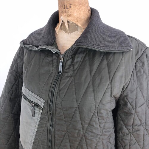 1990s German Military Quilted Liner Jacket M shops