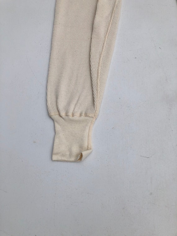 1970s Cotton Thermal Long Johns L - image 2