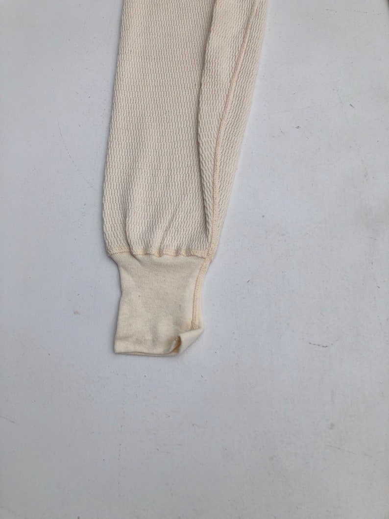1970s Cotton Thermal Long Johns L