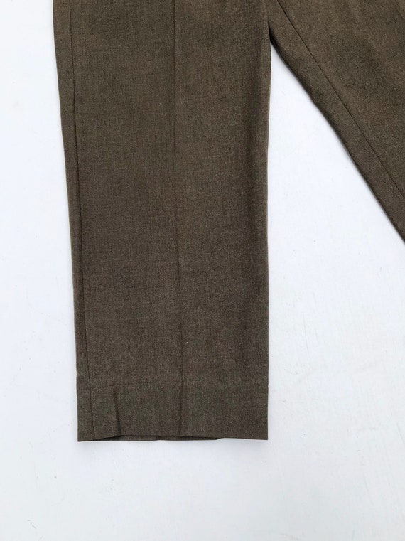 1940s US Military Wool Trousers 30” - image 7