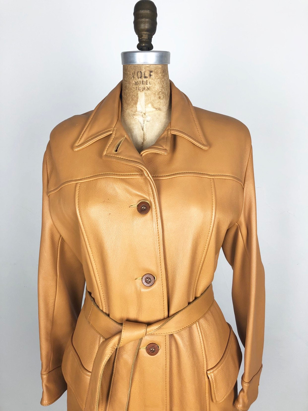 1960s Deer Wear Deerskin Leather Jacket M - Etsy