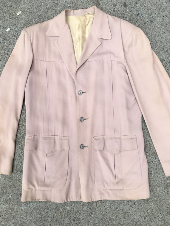 40s~50s BERKRAY Rayon Hollywood Jacket