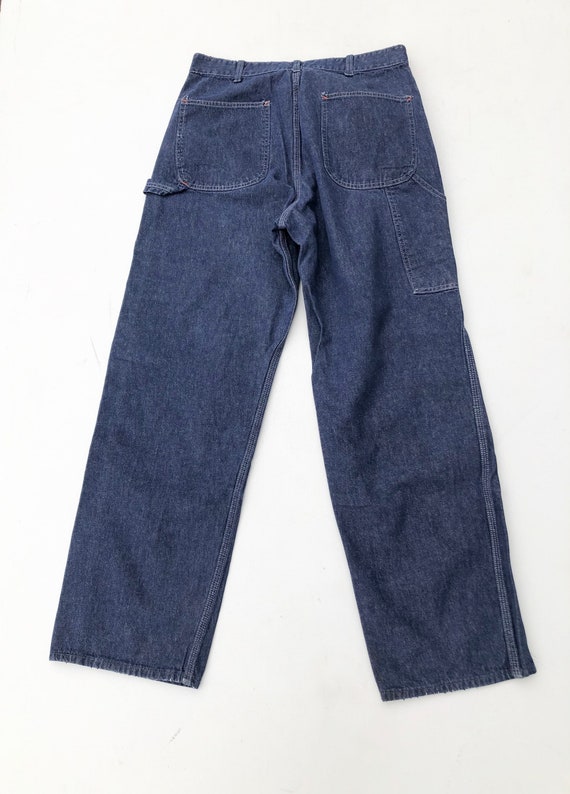 1960s Sears Denim Carpenter Jeans 29” - image 5