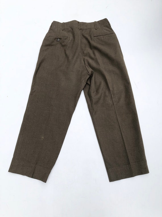 1940s US Military Wool Trousers 30” - image 5