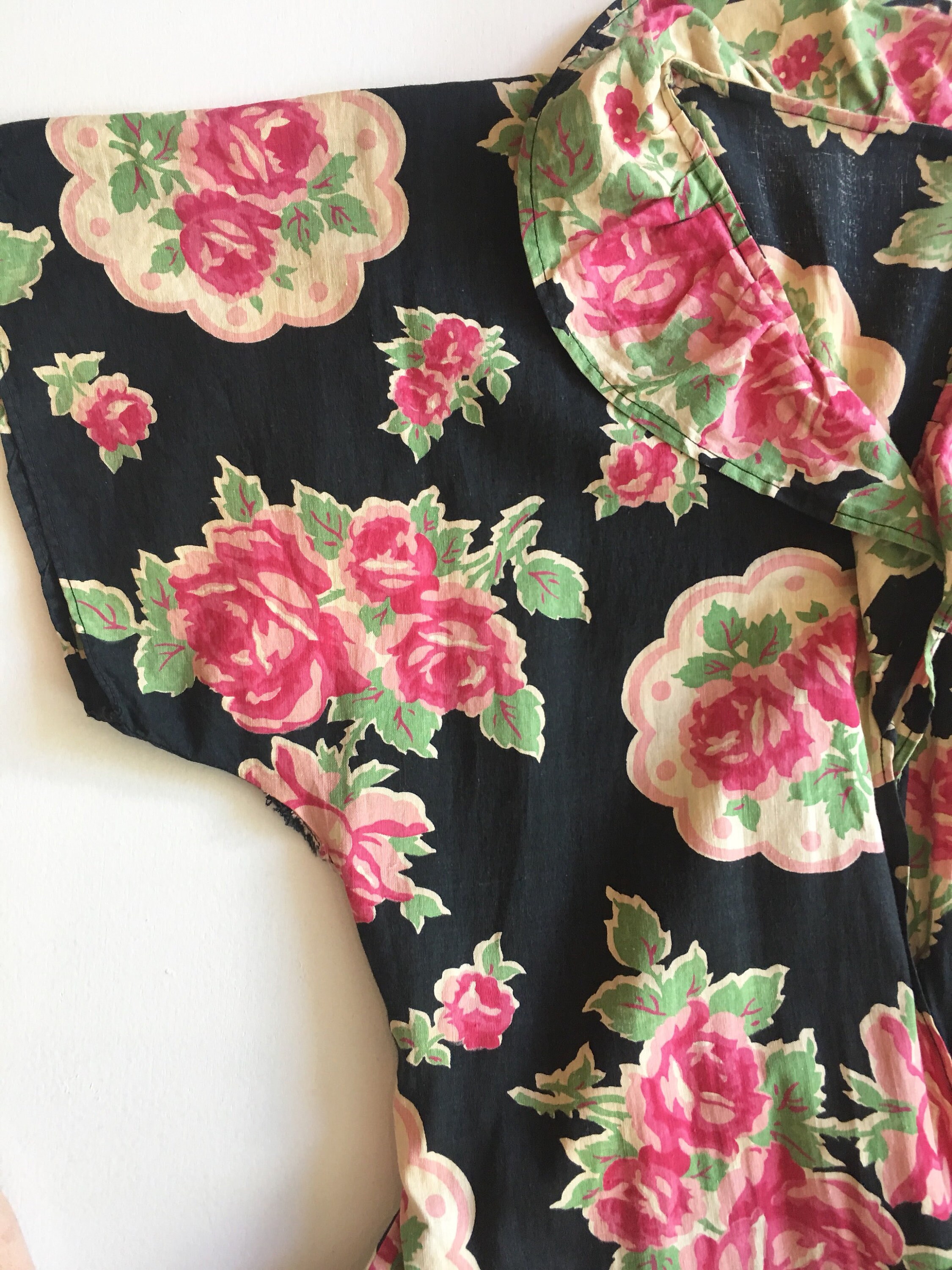 cotton wrap dressing gown