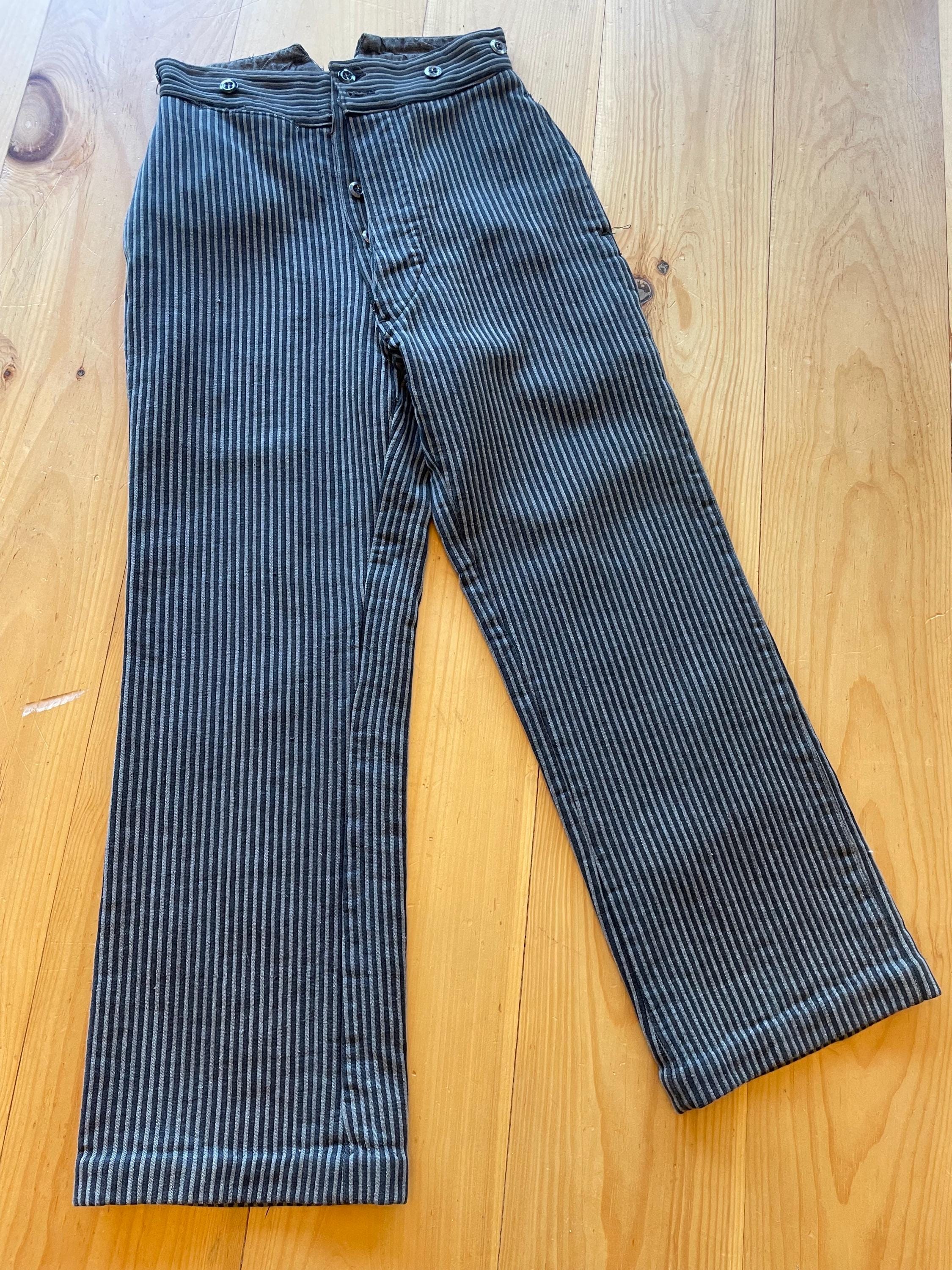 1930s～40s French Cotton Pique Work Pants