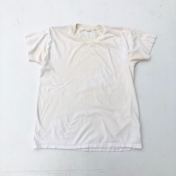 1960’s Jockey White Power Knit Tshirt M