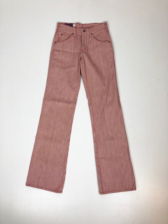 Deadstock 1970’s Landlubber Red Railroad Stripe Je