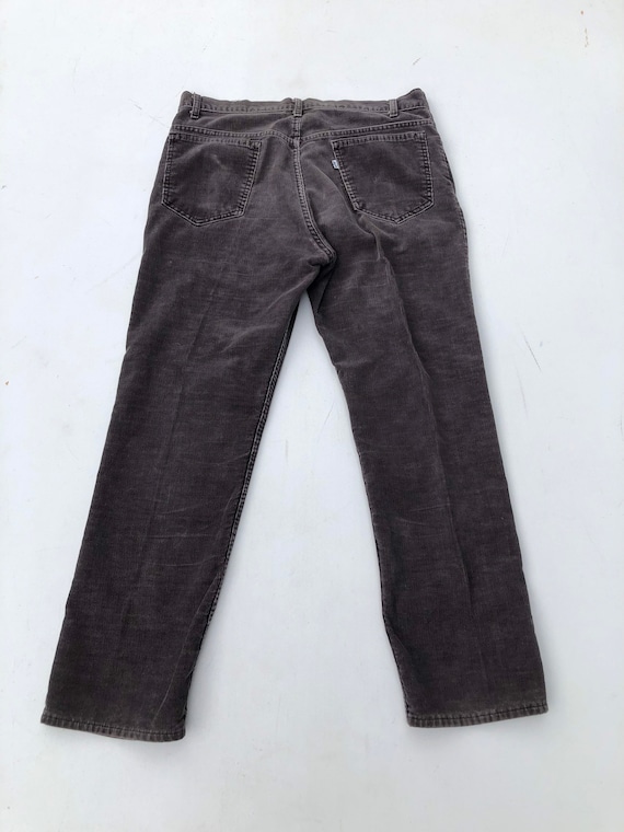 1970s Levi's White Tab Straight Leg Brown Corduroy Pants 36” - Etsy