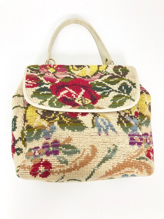 FAB Large 60’s Tapestry Purse - image 2