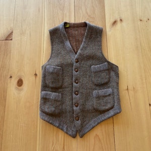 Early 1910s Wool Vest Waistcoat S