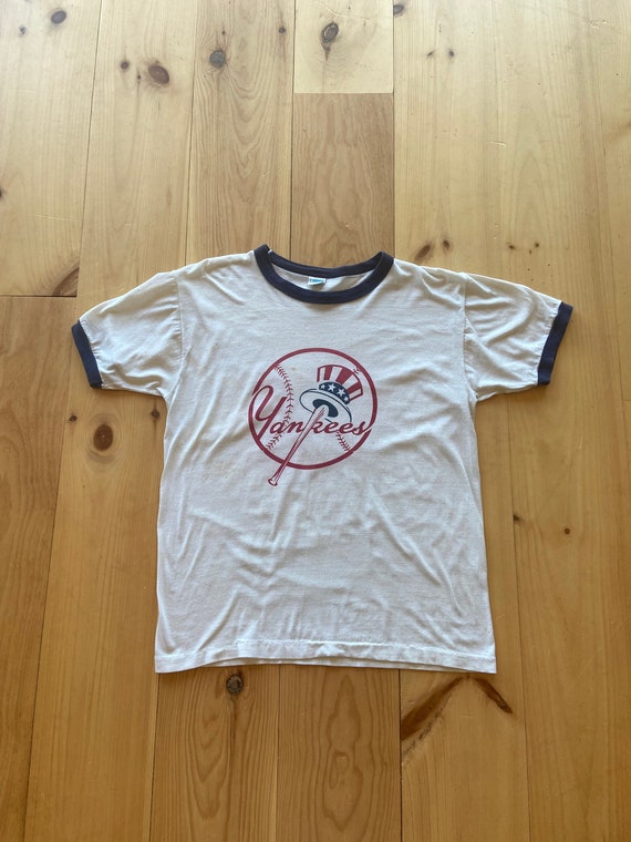 1970s Champion New York Yankees Ringer Tee T Shirt