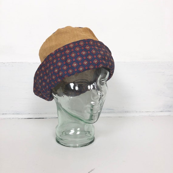 LOVELY 1920s Burlap Cloche Hat - image 2