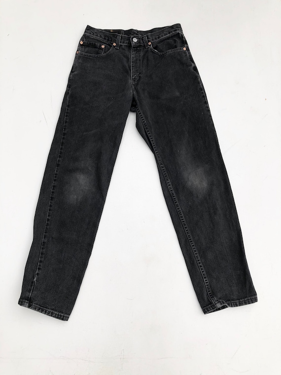 1990s Levis 550 Black Jeans 29”