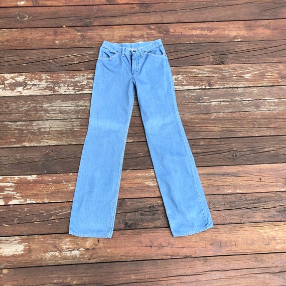 1970s Wrangler High Rise Blue Jeans 27” - image 1