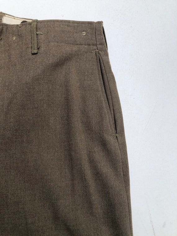 1940s US Military Wool Trousers 30” - image 4