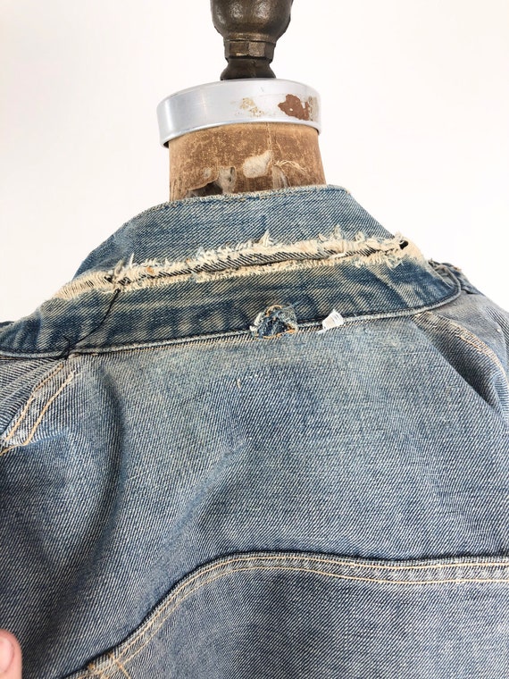 1970s Wrangler Denim Four Pocket Trucker Jacket M - image 9