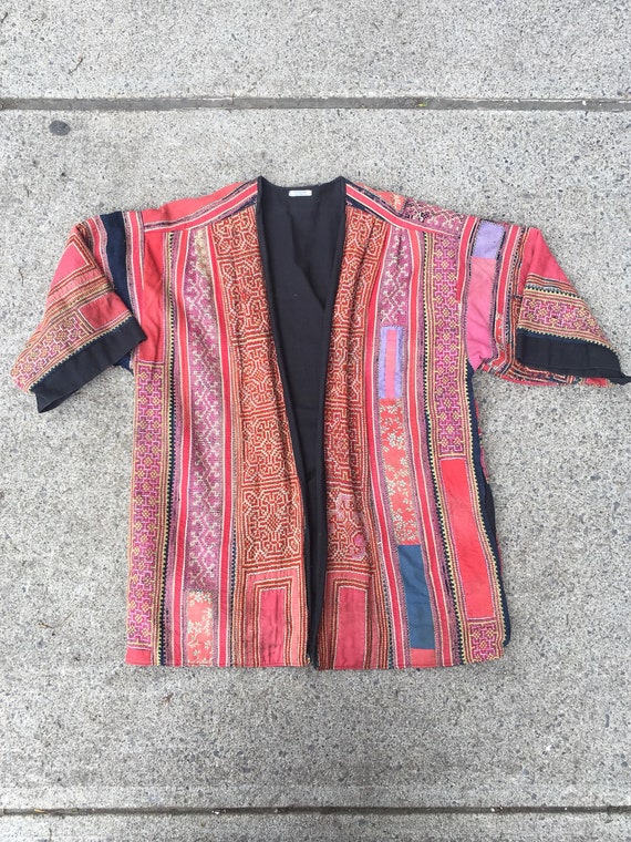 Incredible Embroidered Hmong Jacket M