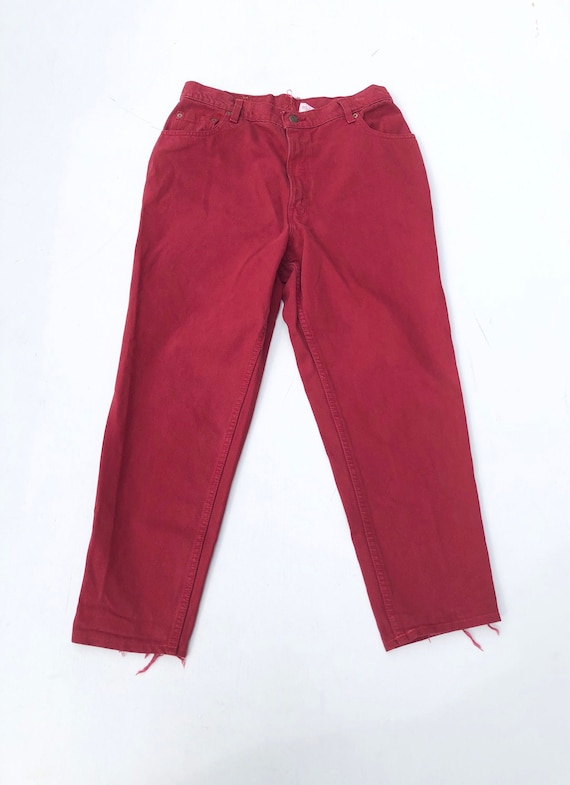 1990s Levi’s Red 550 Tapered USA Jeans 32”