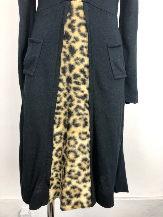 BADASS 1960s Faux Leopard Dress S - image 6