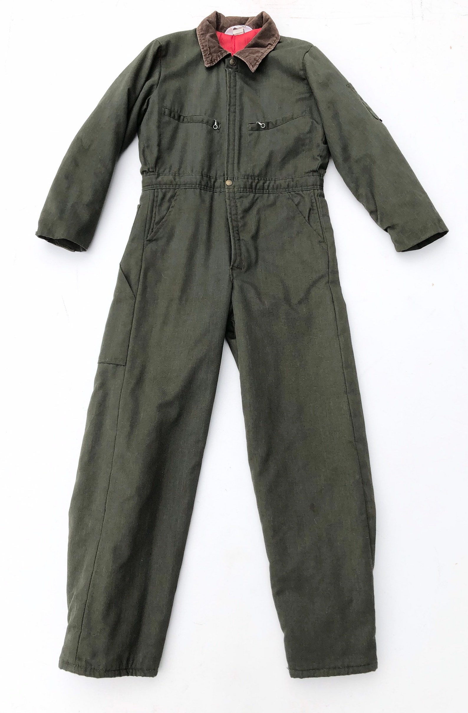 1970s Key Imperial Green Insulated Coveralls S M Etsy