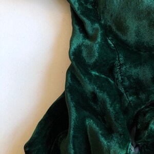 1970s Green Crushed Velvet Dinner Jacket M image 8