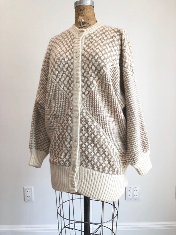 FABULOUS 1980’s Escada Oversized Mohair Cardigan M