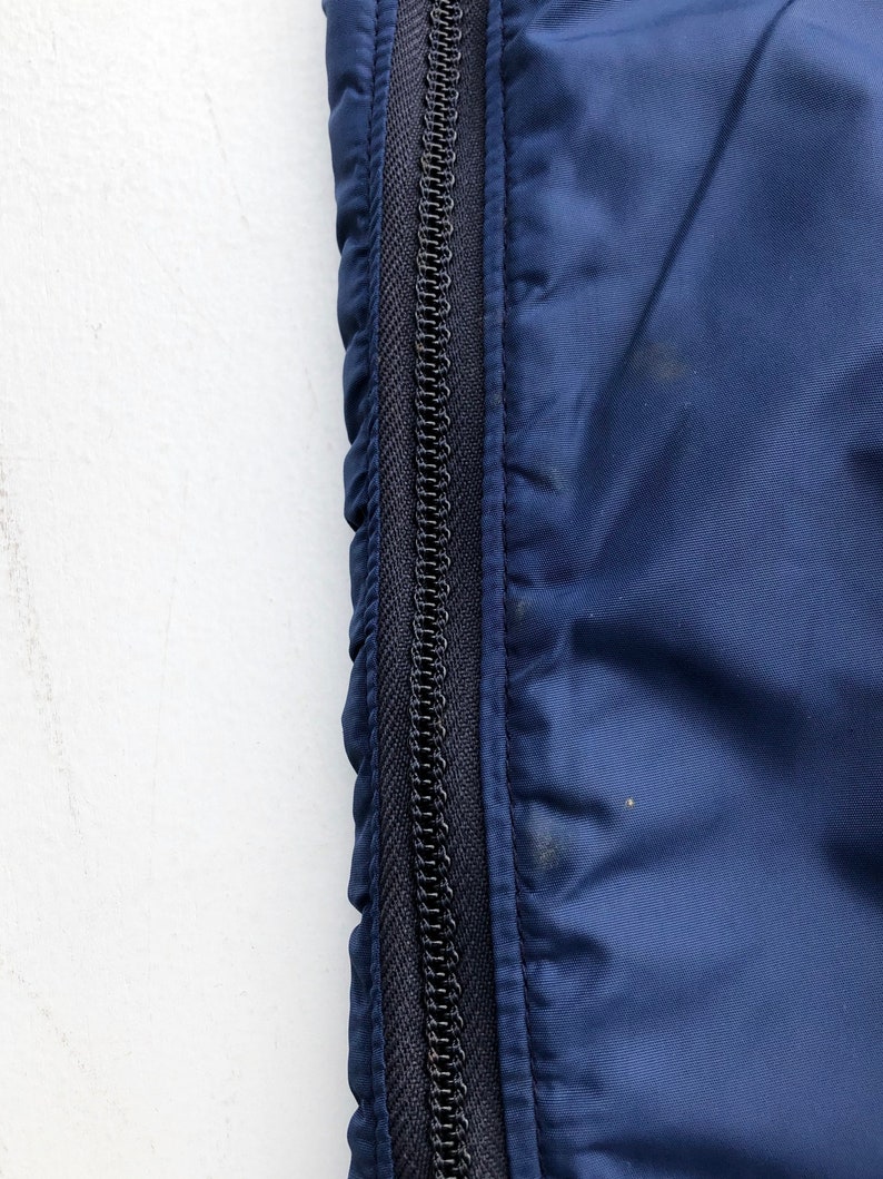 1970s LL Bean Navy Nylon Zipper Side Ski Pants M image 8