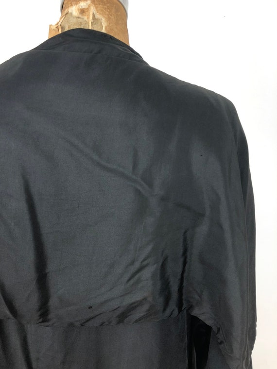 Antique 1900s John Wanamaker Structured Black Sil… - image 9