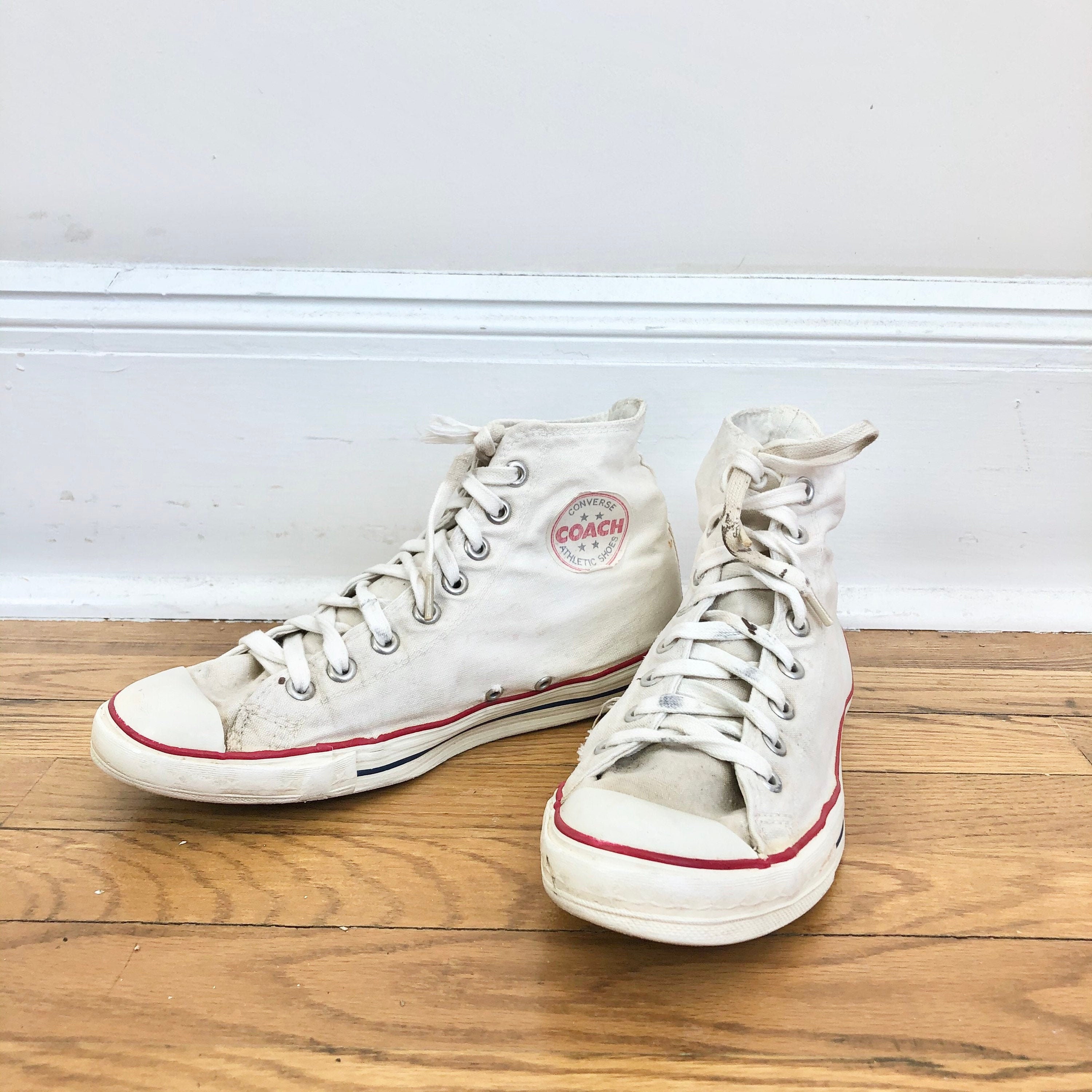 1970s Converse Coach Hi 8 1/2 USA Made - Etsy España