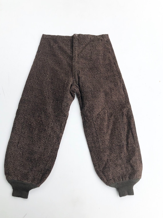 FABULOUS 1940’s Marled Corduroy High Waist Pants 3