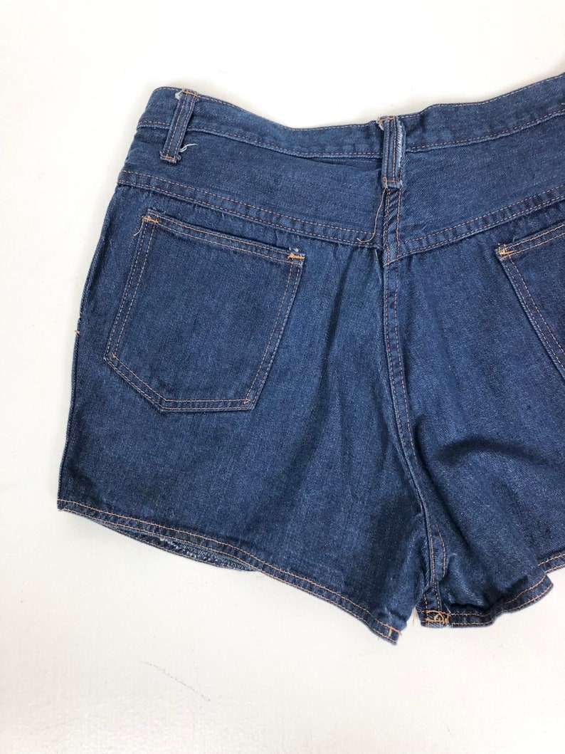 CUTE 1970s Denim Short Shorts 30 Waist - Etsy