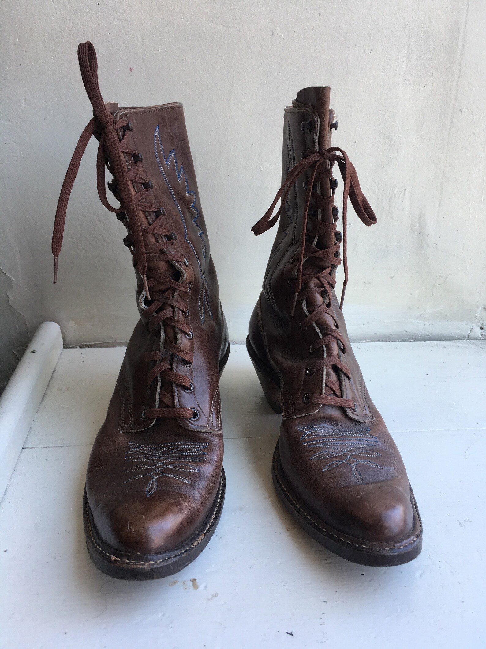 INCREDIBLE Custom Roper Ankle Boots Size 10.5 Etsy