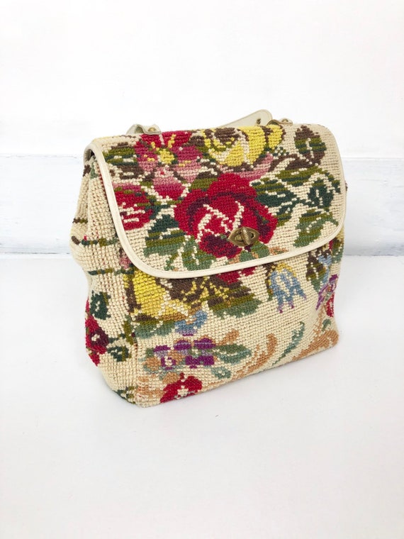 FAB Large 60’s Tapestry Purse - image 1