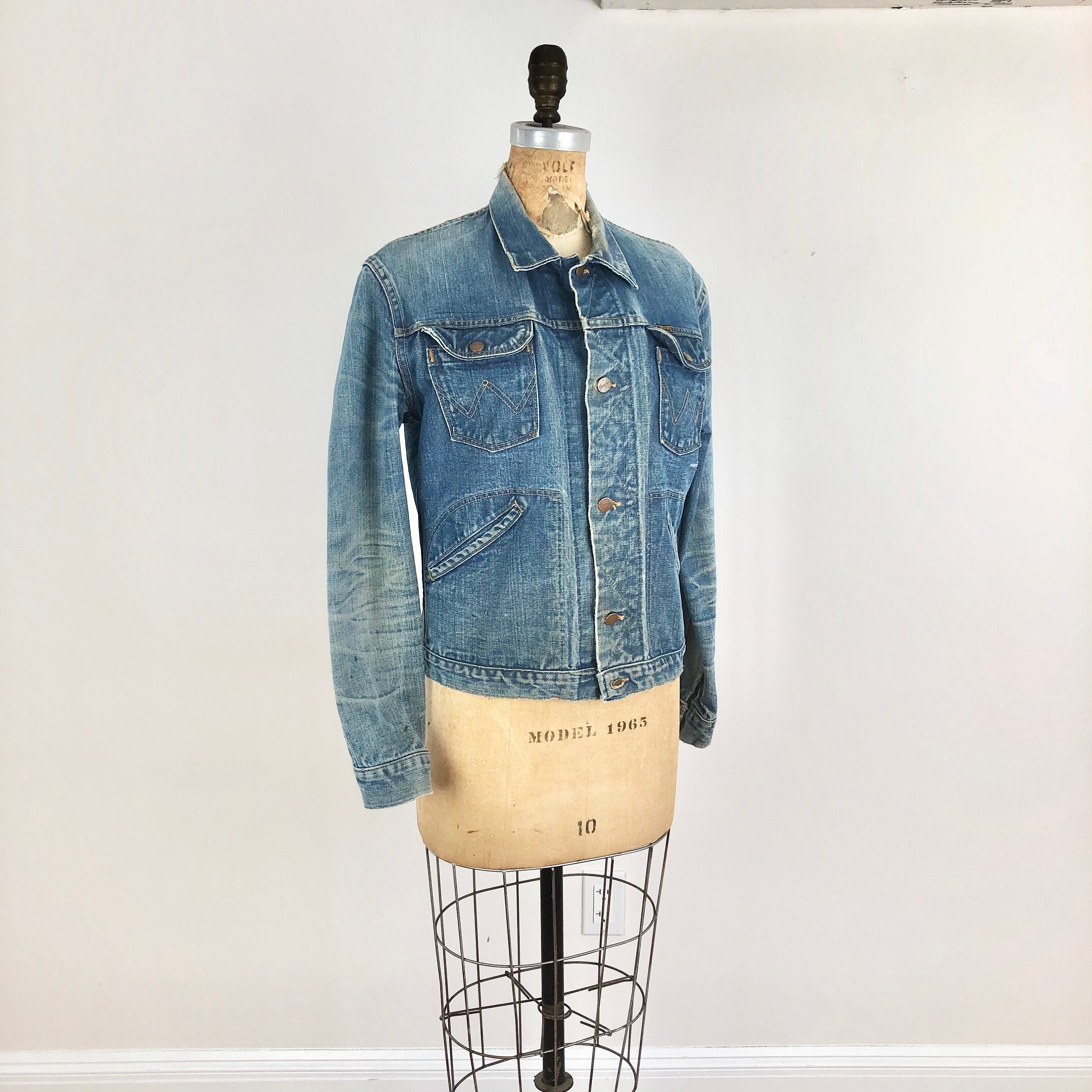Graphic Denim Jacket - Etsy