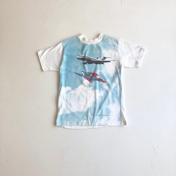 AMAZING 1970’s Superman T Shirt S