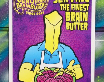 Brain Butter Cook Print