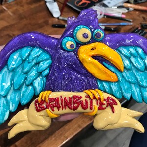 Brain Butter Raven Wall Pendent